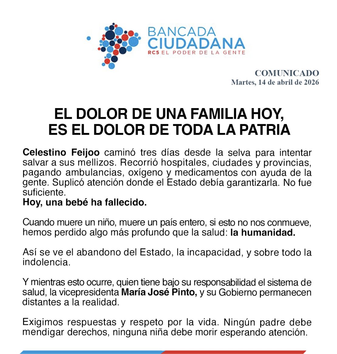 Bancada Ciudadana tweet media