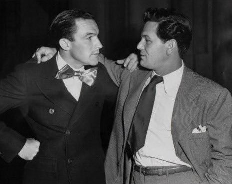 Good friends Gene Kelly and John Garfield. Love these two.