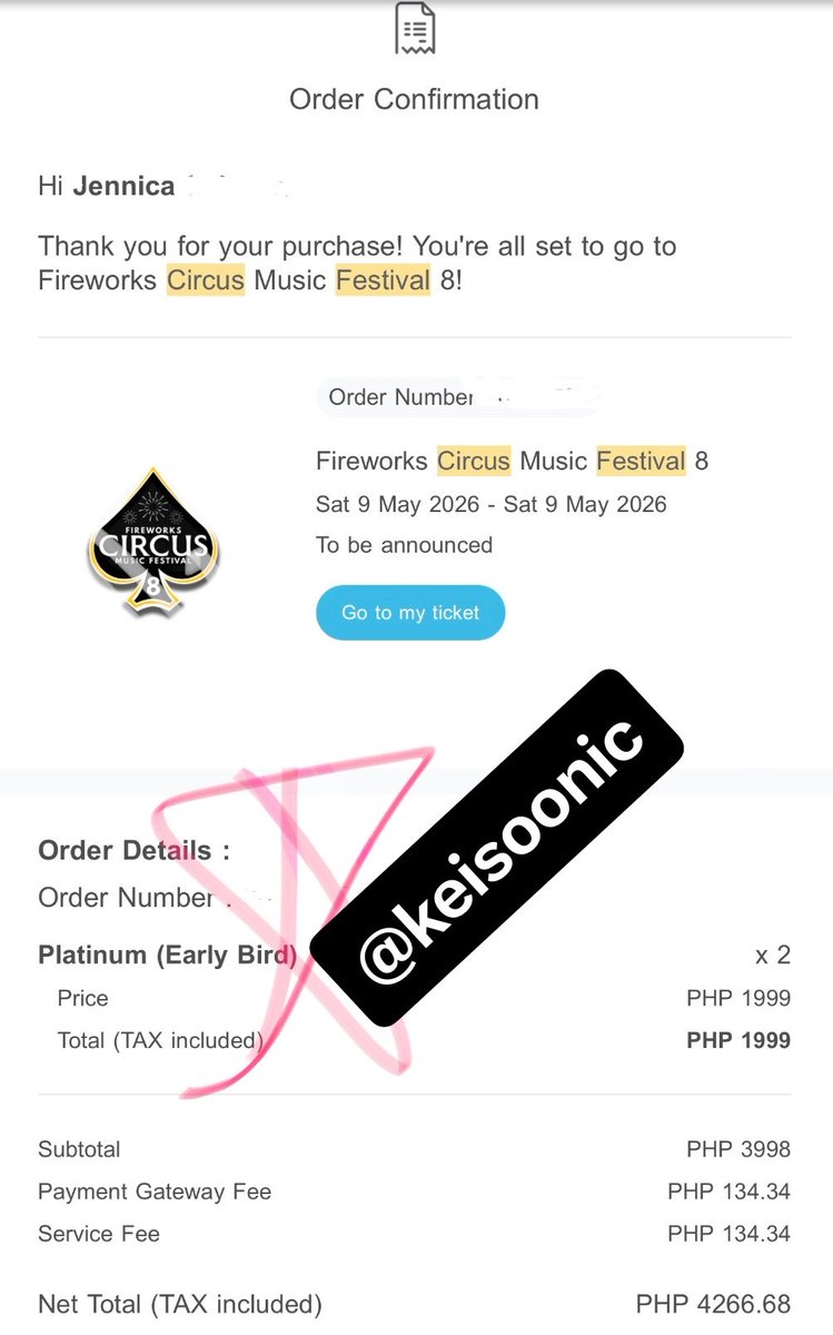 keisoonickz's tweet photo. May naghahanap ba dyan ng #CircusMusicFestival Tix?

WTS PH 🇵🇭
2 Platinum tix early bird
Circus music festival
3k for 2tix na
willing to give pati merch na kasama (Tshirt only size XL)

-dm if interested + more deets
-break na kami eh🫠
-bilhin nyo na plss… https://t.co/NShZ1LnxN6