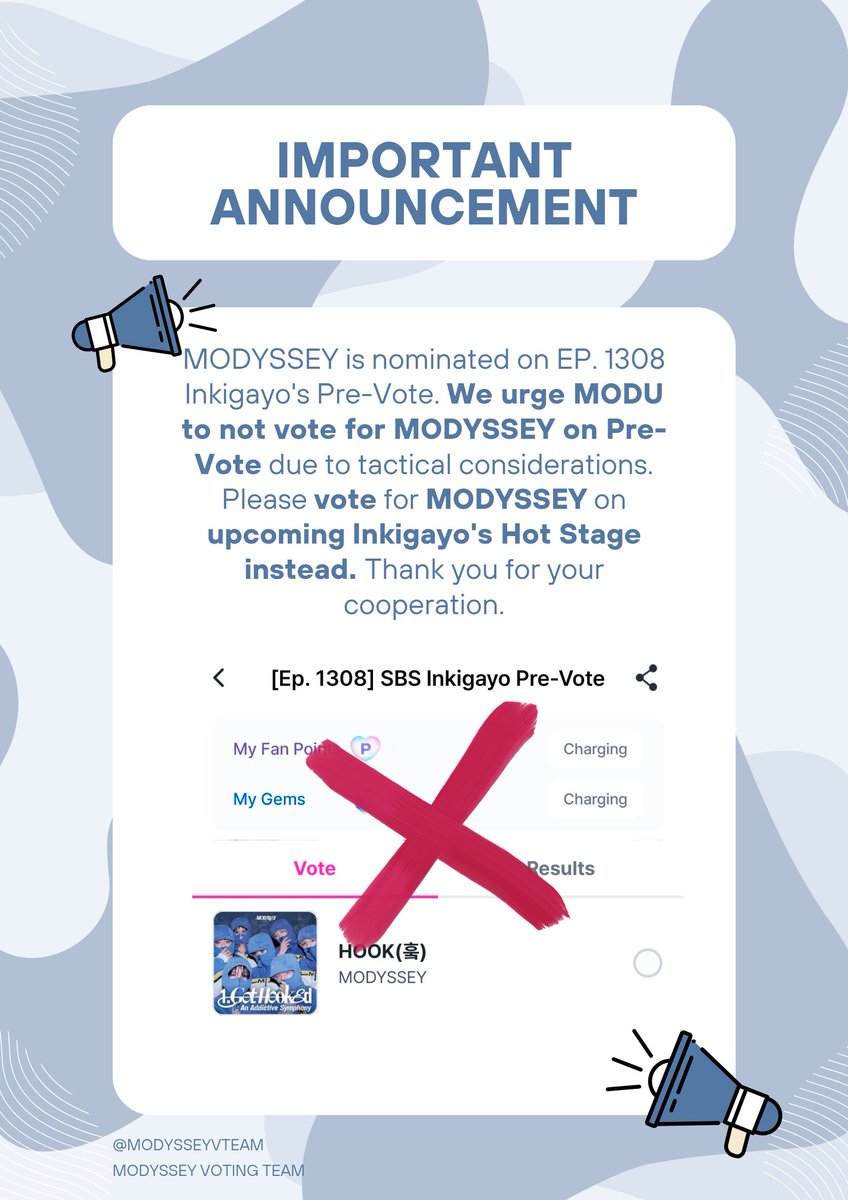 MODYSSEY VOTING TEAM tweet media