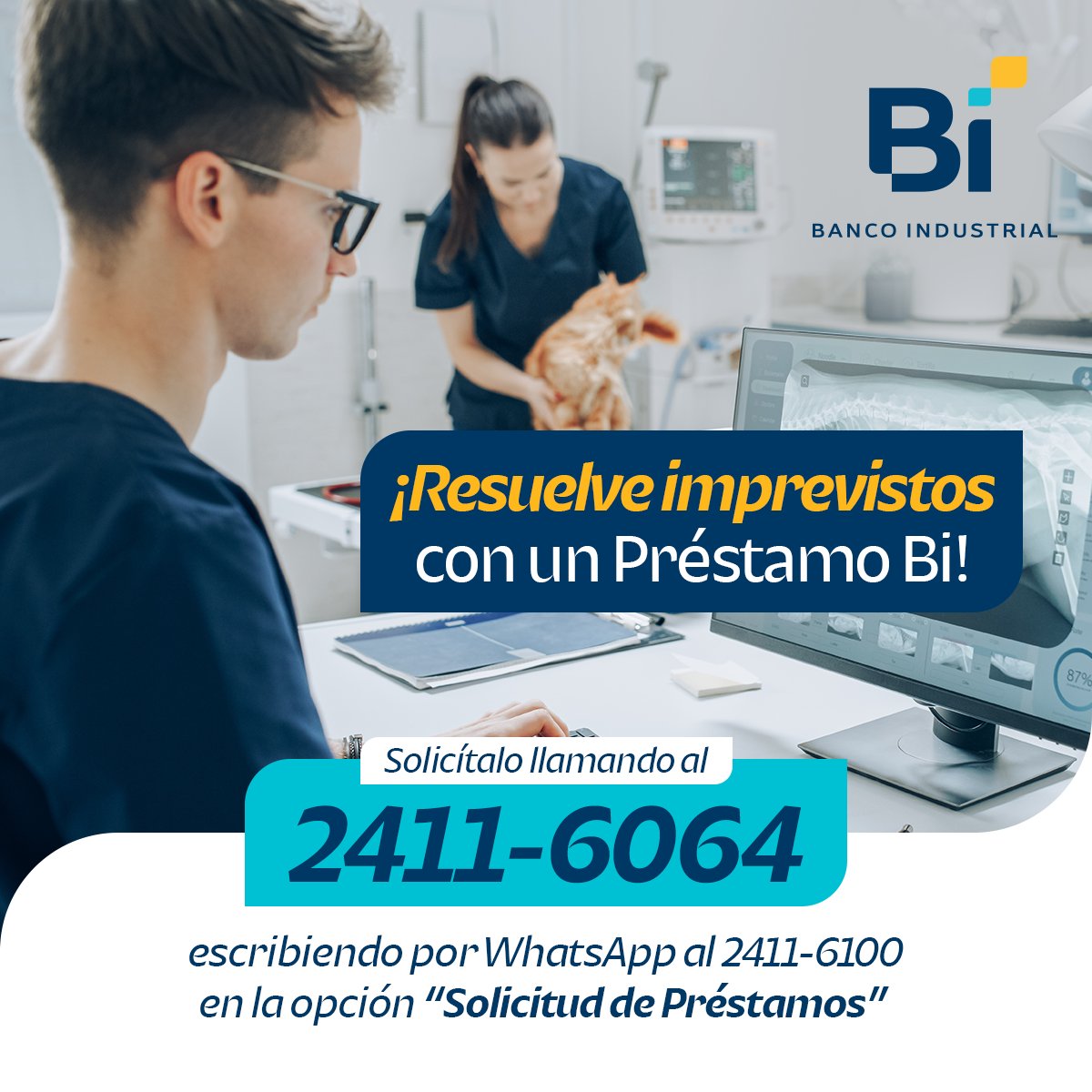 BancoIndustrial's tweet image. ¡Resuelve imprevistos con un Préstamo Bi! 🔑​

​Solicítalo por WhatsApp 👉🏻 bi.gt/3OaqJw0​

​#ContactCenter #JuntosSiempreHaciaAdelante