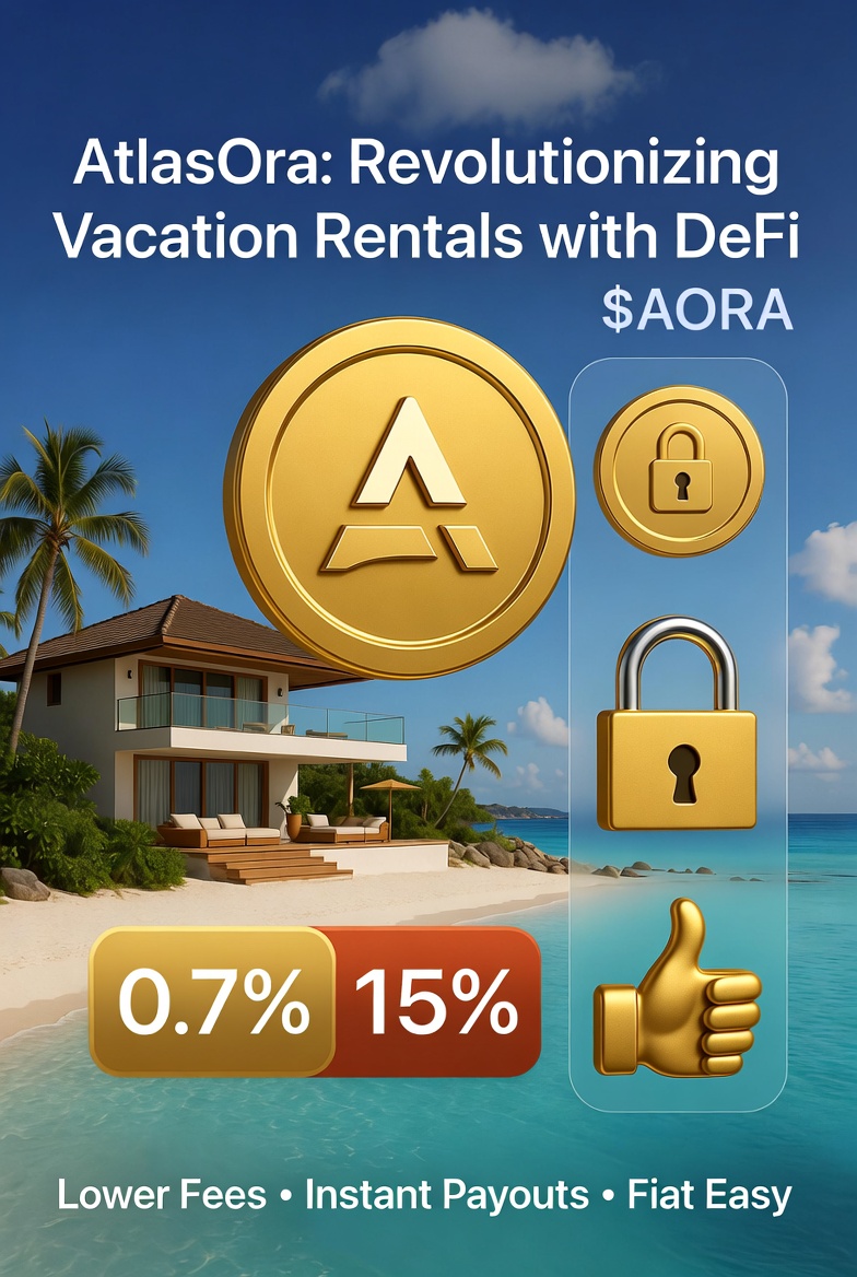 XBabyOGirlX's tweet photo. Discover the future of vacation rentals! AtlasOra combines DeFi efficiency with easy fiat experience – hosts pay just 0.7% fees vs Airbnb's 15%+, get instant payouts. No crypto knowledge needed! Join the revolution  atlasora.foundation@AtlasOraRentals #AtlasOra https://t.co/rPz4gWXWZD