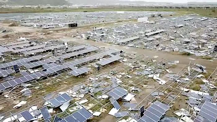 noturbine's tweet photo. Solar Panels Produce Tons of Toxic Waste—Literally
https://t.co/X6aiDvYOfA
According to cancer biologist David H. Nguyen, PhD, toxic chemicals in solar panels include cadmium telluride, copper indium selenide, cadmium gallium (di)selenide, copper indium gallium (di)selenide, hexafluoroethane, lead, and polyvinyl fluoride. Silicon tetrachloride, a byproduct of producing crystalline silicon, is also highly toxic. Solar on farmland has the potential to make farmland unusable.
