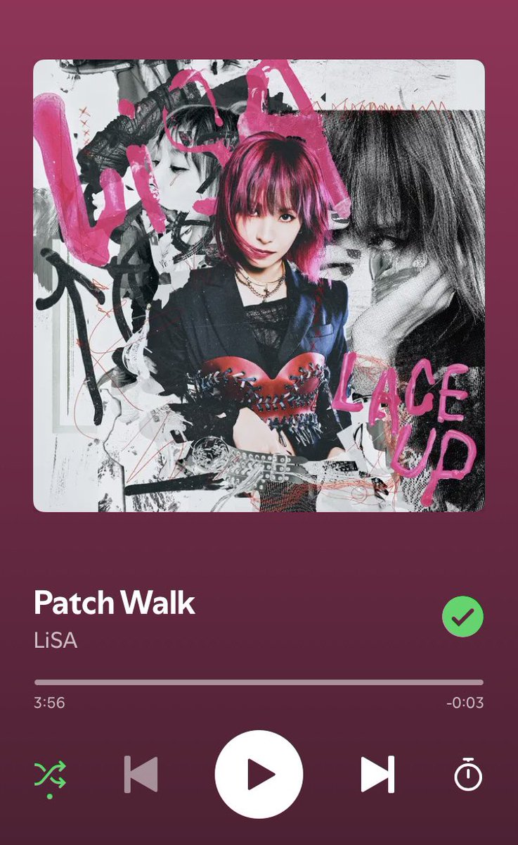 PnNljuTB9bLHgJv's tweet photo. おはようございます☀🤗
今朝のお目覚めの1曲はLiSAさんの「♪Patch Walk」👣🪡
今日は仕事が休みなので今起きました🥱
今日は久々のLiSA先生の #LL教室 楽しみ🥰
今日も一日よろしくお願いします🙇♂️
今日もいい日だっ✌️
#Spotify
#LiSA #PatchWalk #LiSAパッチウォーク
#LiSAッ子さんと繋がりたい https://t.co/NTRmbck1I4