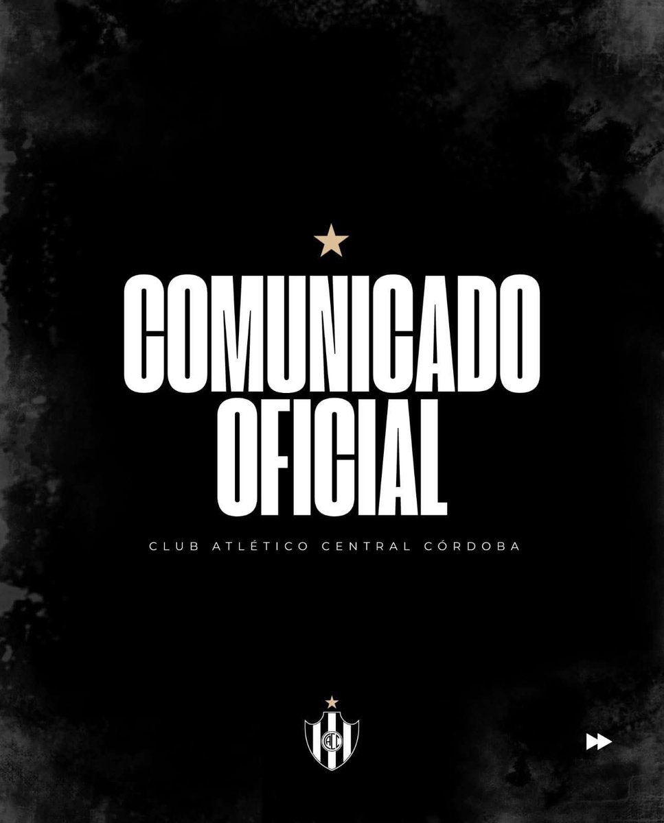 El Club Atlético Central Córdoba informa a sus socios, socias, hinchas y a la opinión pública en general que el presidente de la institución, Ing. José Félix Alfano, y el vicepresidente primero, Ing. Víctor Paz Trotta, han presentado su renuncia a los cargos que venían