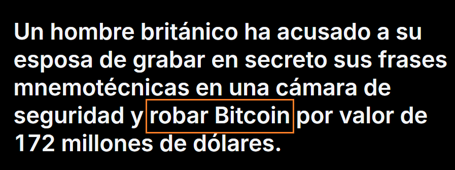 MatheyBTC's tweet image. 🔐 Esto vuelve a poner sobre la mesa la importancia de cuidar tus claves + frases de recuperación
👉 Moraleja: no solo hay que desconfiar de hackers… también del entorno más cercano.
#Bitcoin #OPSC #SelfCustody