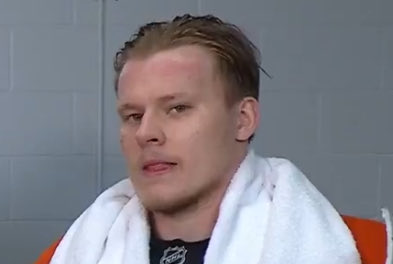 girouxvy's tweet photo. Back to back 50+ point seasons to start his NHL career. Through all the adversity, benchings, limited minutes. 17 points in 16 games to close out the highest stakes stretch of playoff push hockey in his career. We’re just getting started. #Michgod #GimmeBigMac #LetsGoFlyers https://t.co/owhkgVi3bA