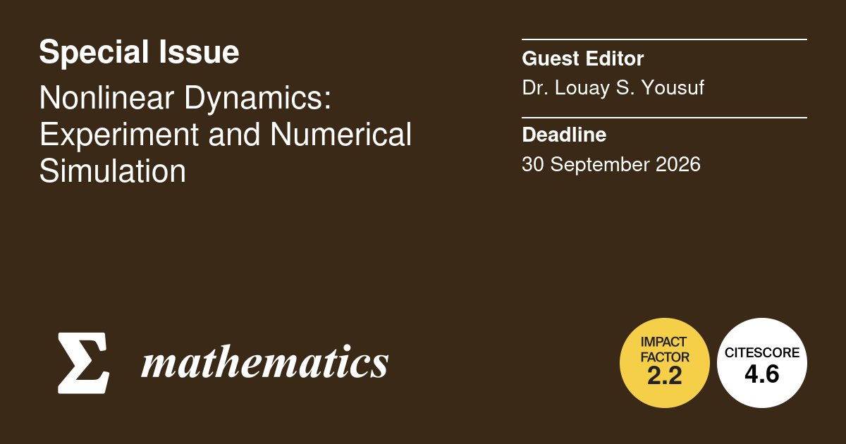 Mathematics MDPI tweet media