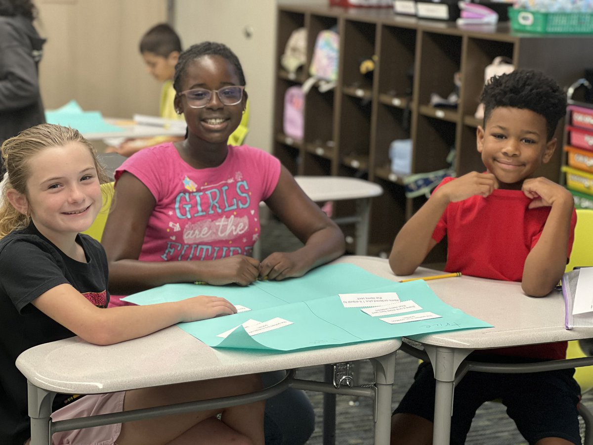MrsGonzales_GE's tweet photo. Using @Lead4ward’s #RockinReview to explore relationship tables had students thinking, collaborating, and making connections. The best part? Our gallery walk where students shared ideas and learned from each other! @MrsHudson_GE @HumbleISD_GE @HumbleElemMath https://t.co/T5YxGG9UIT
