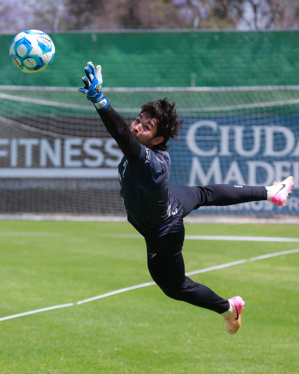Club_Queretaro's tweet photo. ¡Los que se la rifan en el arco! 
Feliz día, cracks 🧤

#ResetAzulyNegro https://t.co/nyLnEwrWtD