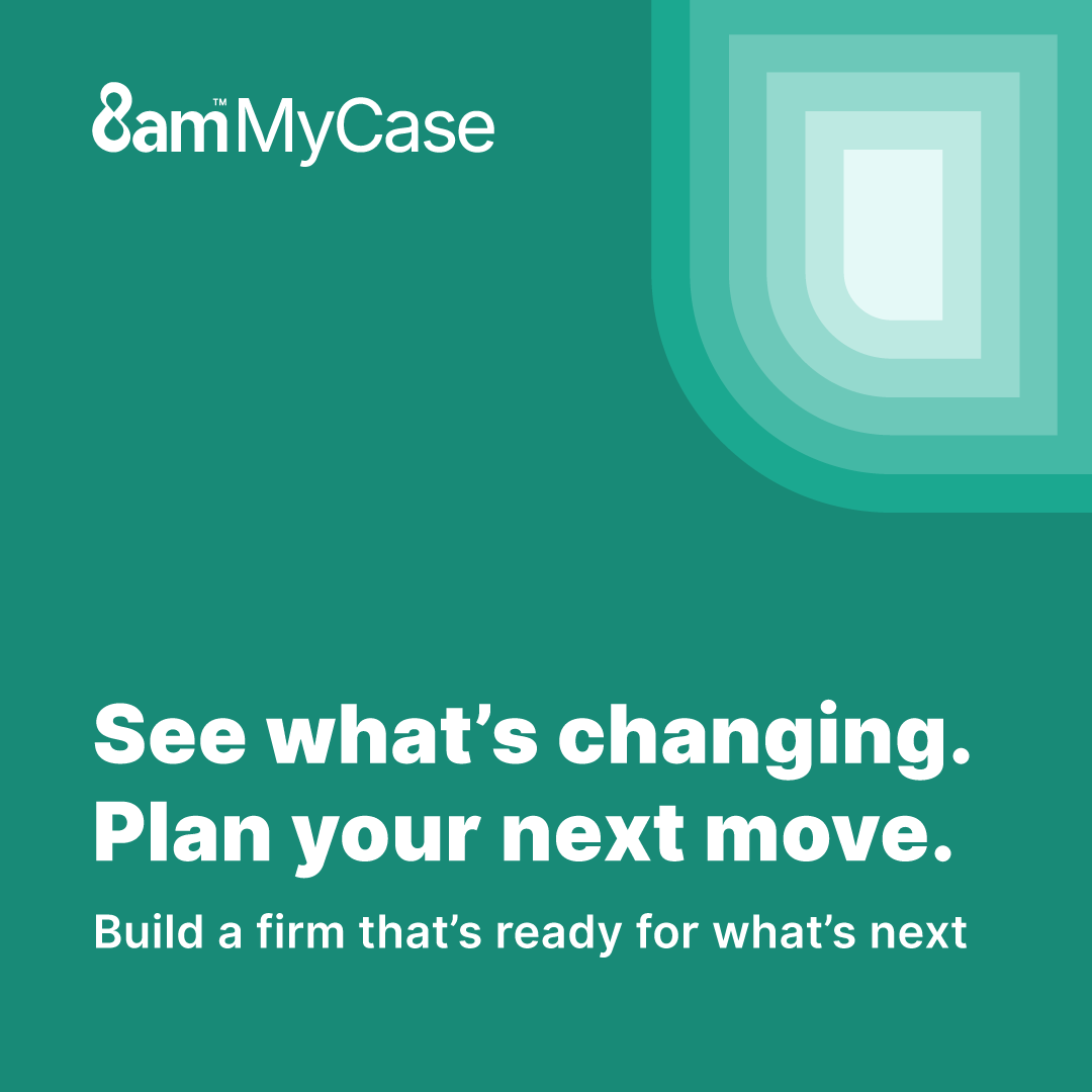 MyCaseInc's tweet photo. What’s changing in your firm right now? 🤔 

MyCase helps you see the full picture so you can have insight today and confidence in what’s next. 

👉 https://t.co/5uYpLo6g7l https://t.co/sH50G66bgW