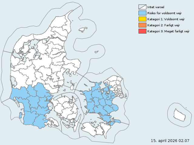 DMI warnte vor dichtem Nebel in Dänemark