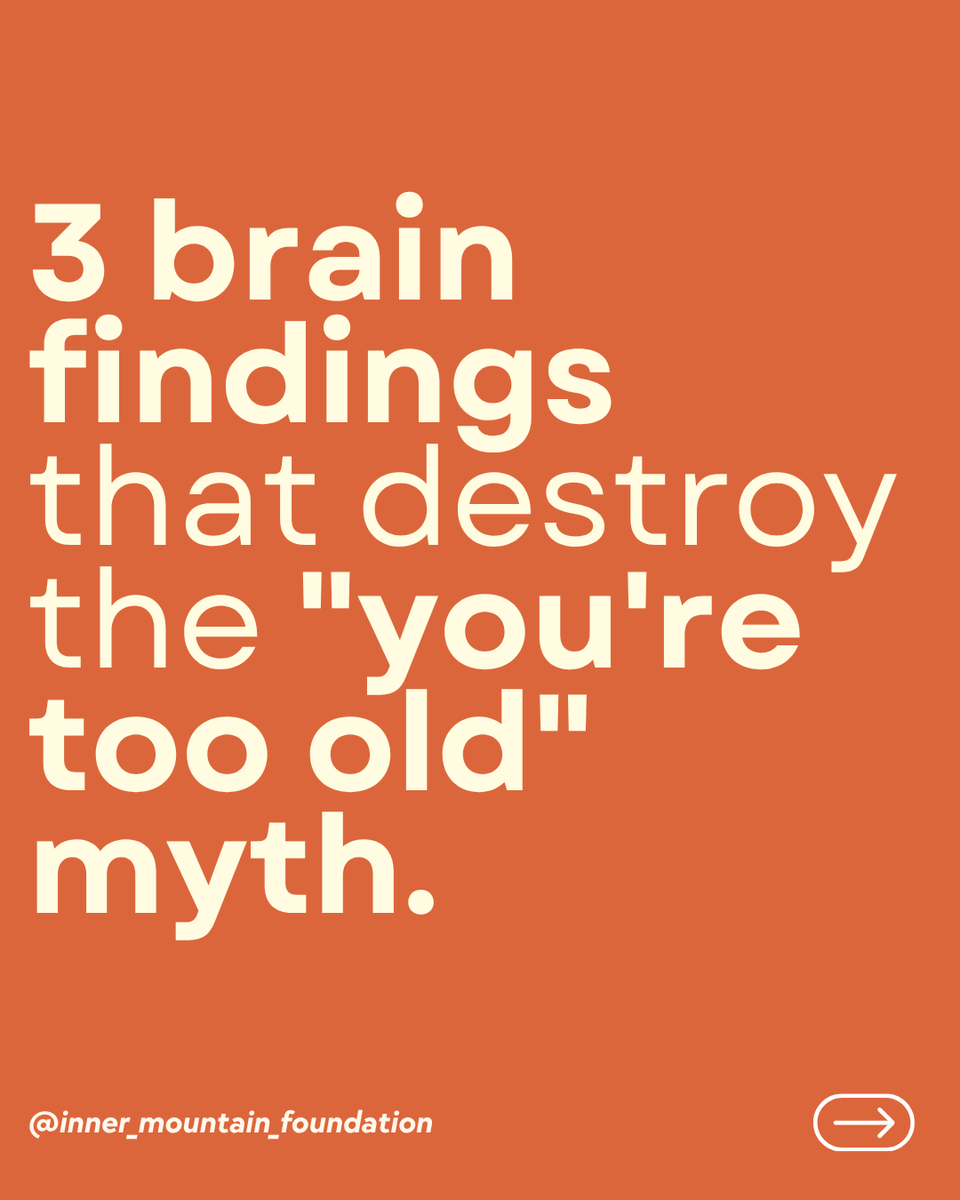 Innermountainfd's tweet image. Science says your brain never stops rebuilding itself. So what exactly is "too late"?

We looked at the actual research on neuroplasticity at any age, and the findings aren't subtle:

🧵

#neuroplasticity #neuroscience #brain #research
