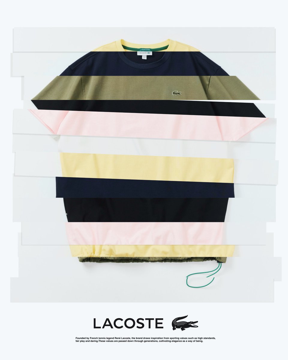 LACOSTE × FREAK'S STORE/ラコステ　スピンドル付きTシャツ LACOSTE × FREAK'S STORE 2026 SS 別注 