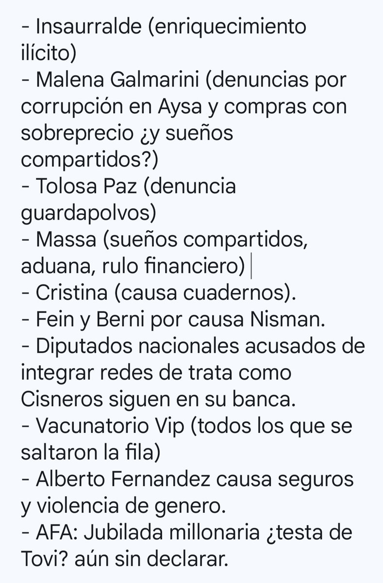 La chorra es Cristina tweet media