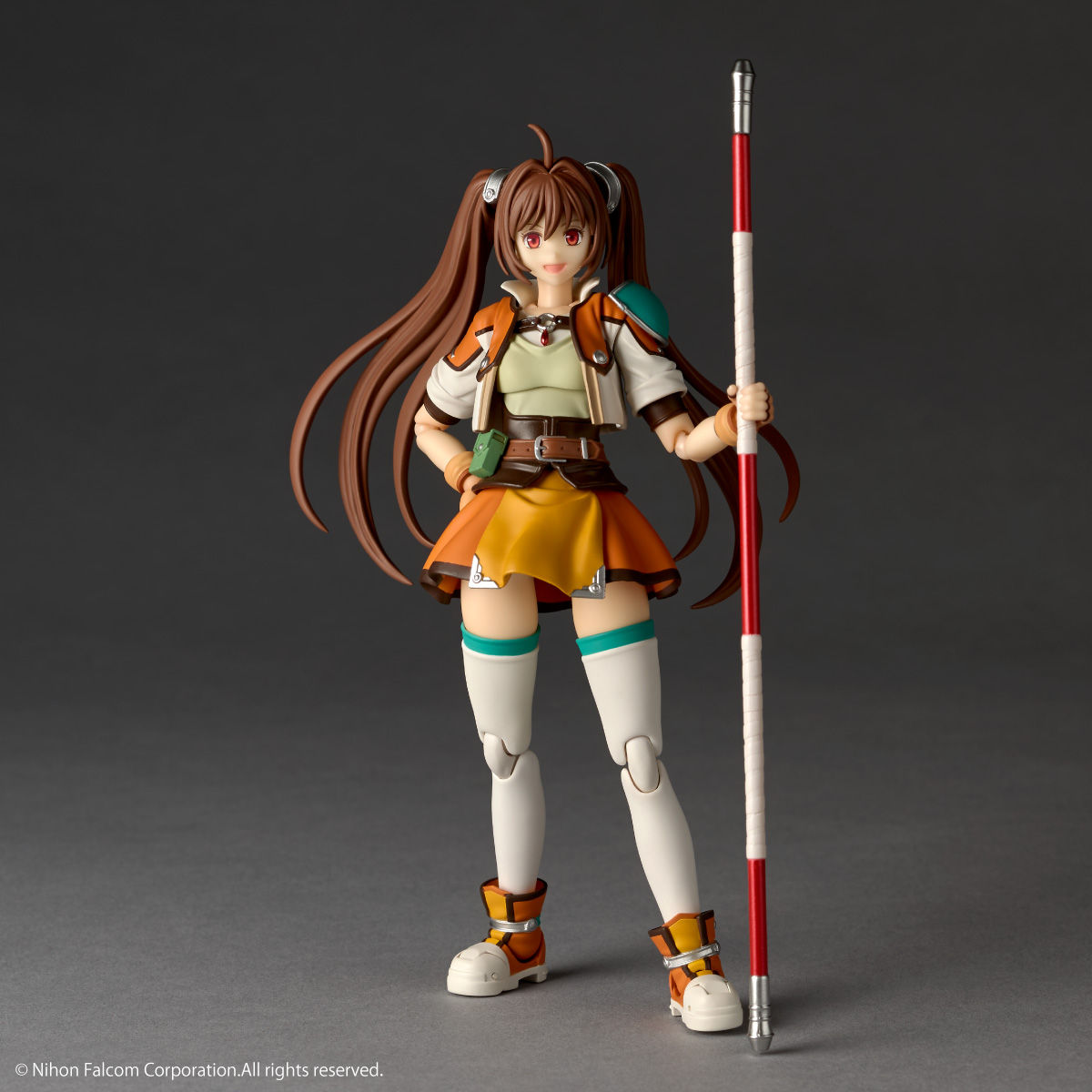 kaiyodo_PR's tweet photo. 【新製品情報📢】

リボルテック エステル・ブライト「英雄伝説　空の軌跡SC」Ver. が、4月24日（金）12:00より予約開始‼

ご予約はこちらから
https://t.co/knBNpXIcvc

海洋堂直営店で予約すると特典として、「ウィンク顔」が付属❗

原型制作：原子和臣
価格：11,000円（税込）
発売日：2026年12月予定

#海洋堂 #英雄伝説