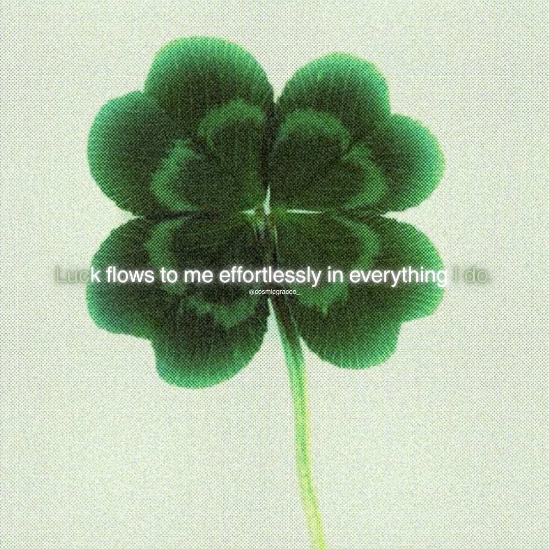 cosmicgracee_'s tweet photo. .☘︎ ݁˖ Luck flows to me effortlessly in everything I do. 𓂃⋆.˚

— pls like/retweet before using the image (image is charged with reiki) https://t.co/Ht4Ae2dPHF
