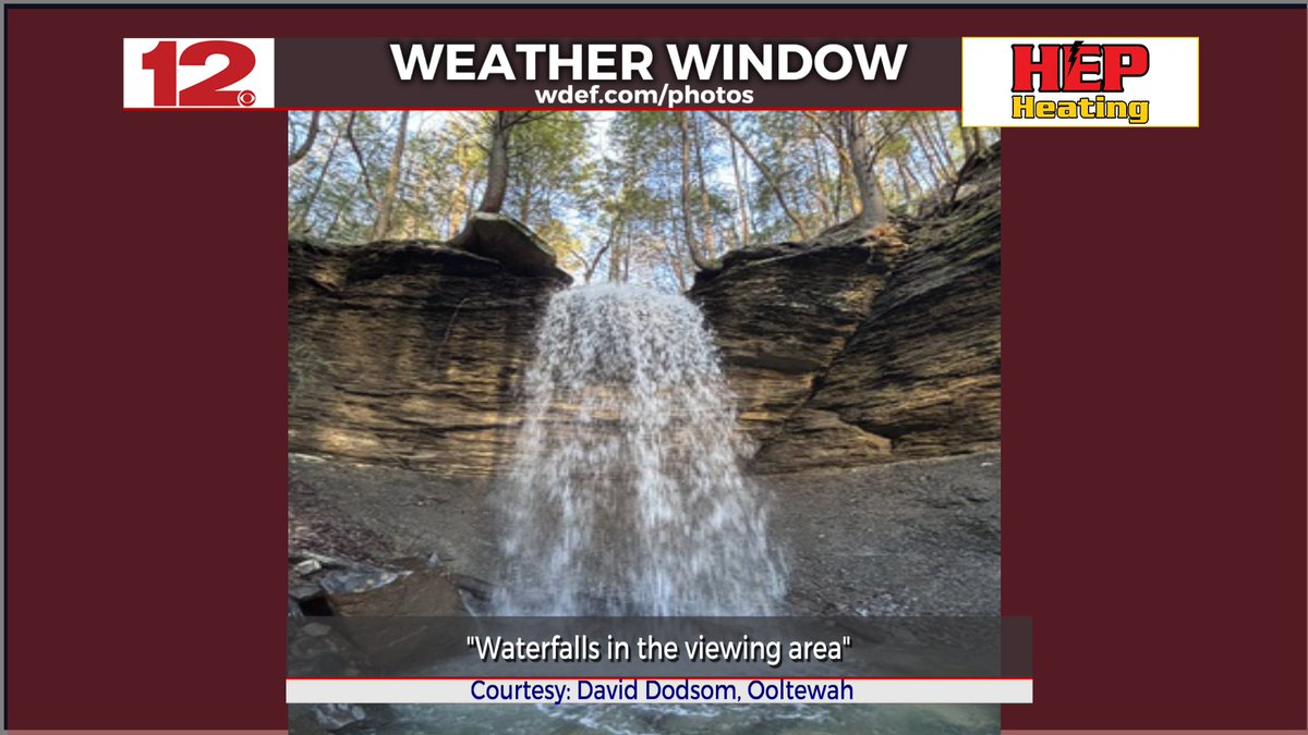 wdefnews12's tweet image. Thanks to @WDEFNews12 viewer David Dodsom from Ooltewah for a view of one of the area's many #waterfalls, Tuesday's HEP Heating #WeatherWindow #PictureOfTheDay. 

Got #weatherpix to share? Go to wdef.com/photos