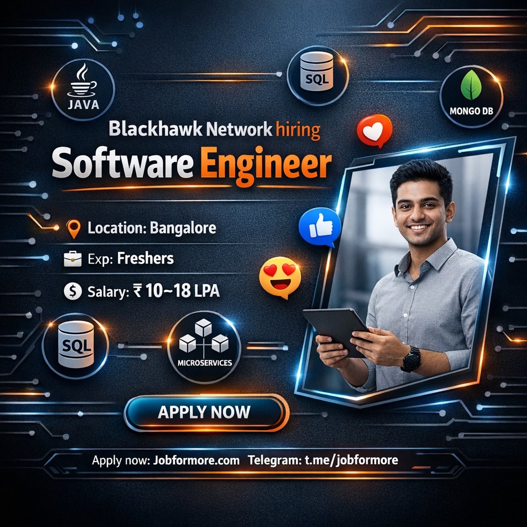 jobformore's tweet image. 💳 Software Eng @ Blackhawk!
📍 Bangalore
🎓 CS Freshers
🔥 Core Java + AWS
💰 INR 10–18 LPA
Payment Innovation! 🚀
#Blackhawk #JavaDev #BangaloreJobs #Freshers #Jobformore

Apply: jobformore.com/jobs/blackhawk…