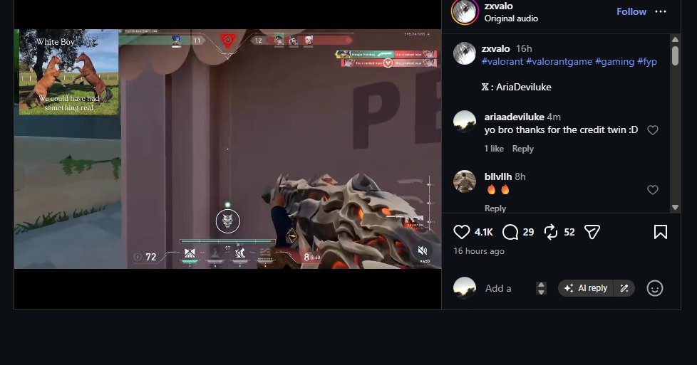 Aria tweet media