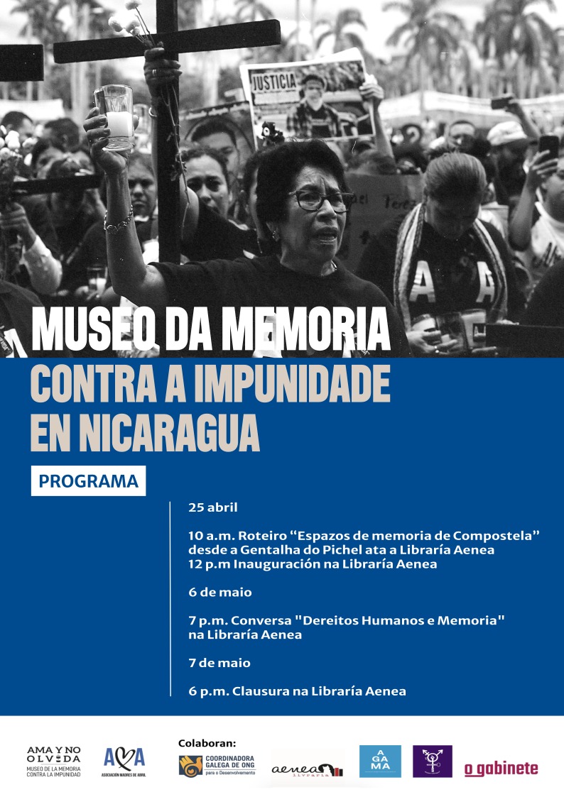 💙🖤A ocho años del inicio de las protestas ciudadanas contra el actual gobierno de Nicaragua, AMA y No Olvida, Museo de la Memoria contra la Impunidad continúa su itinerancia internacional por España💙🖤