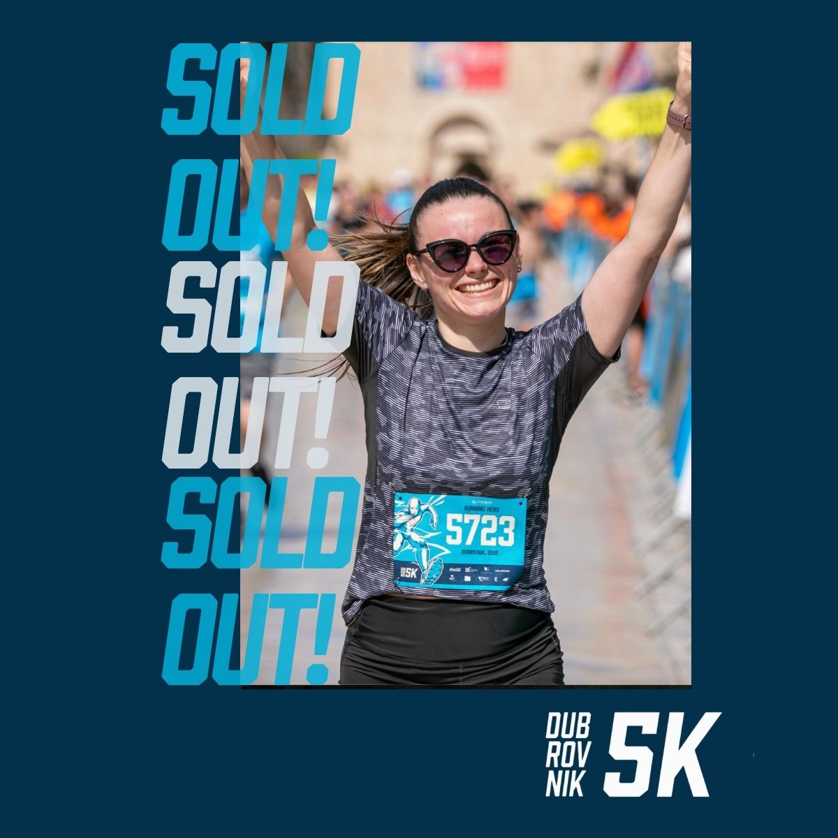You did it – Dubrovnik 5K is full! 🙌  Thank you everyone, we can’t wait to see you all on Stradun on April 26th! 💙