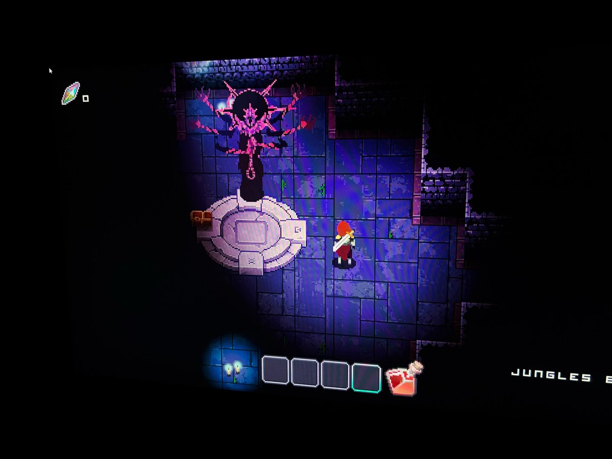 thousandhrts's tweet photo. I added a cursed altar to Gravelight.

Yep, in new alrar system you can now  sacrifice resources for rewards, but sometimes it goes very wrong and summons an Ancient. #indiedev https://t.co/Q8JGh9xGza
