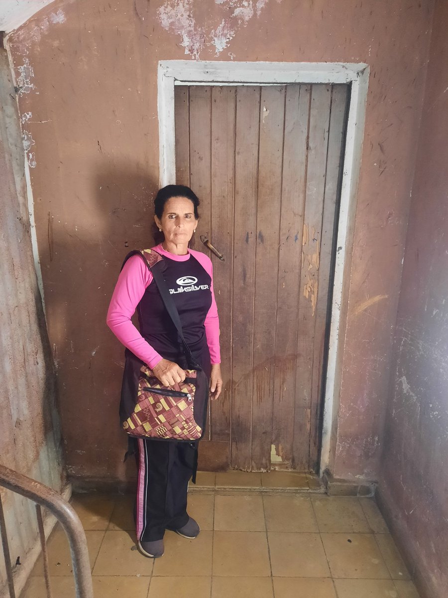 Visita al hogar de los estudiantes de 1 año del CRA del poblado de la Demajagua. Profesora guía Yudit Matos Dieguez.