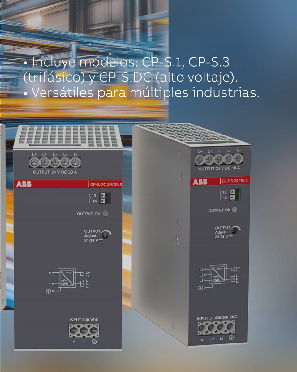 ABBenChile's tweet photo. ¿Necesitas más potencia en menos espacio? ⚡️

Las fuentes de alimentación CP-S de ABB son hasta 50% más compactas sin perder rendimiento. Ideales para robótica, EV y data centers, con diseño robusto y certificaciones globales.

Descubre la familia CP-S 🔌

#ABBenChile https://t.co/eD8JputSsV