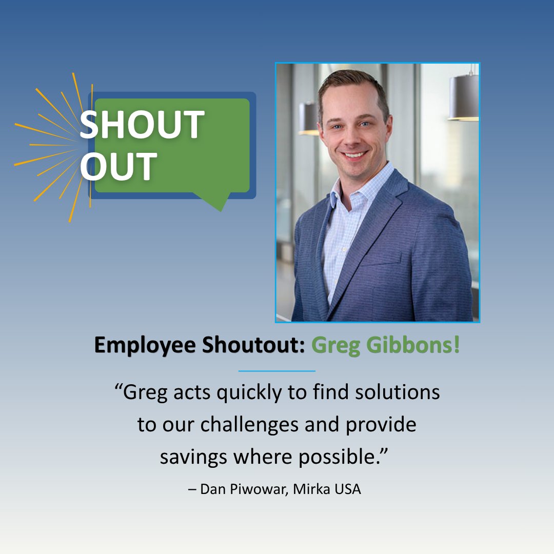 Our people are at the core of everything we do, and feedback like this says it best! Thank you to Dan Piwowar for recognizing Greg Gibbons for his work—we're proud to have team members who bring this level of dedication and value every day.