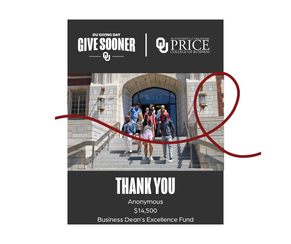 Price College of Business tweet media