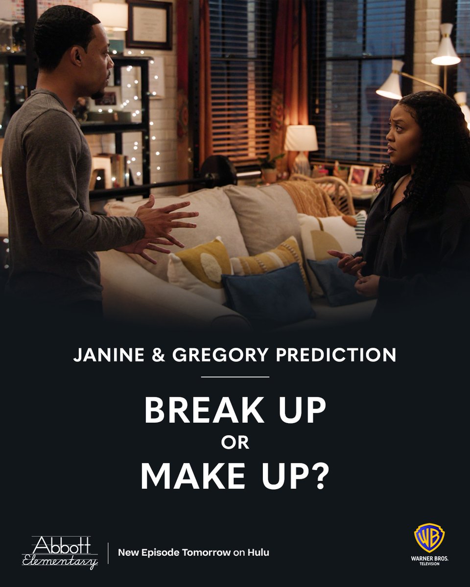 warnerbrostv's tweet image. Last week's episode had us all feeling a type of way 😅 Sound off in the comments below, how do you think this is going to end? Don't miss tomorrow's new episode of #AbbottElementary on ABC!