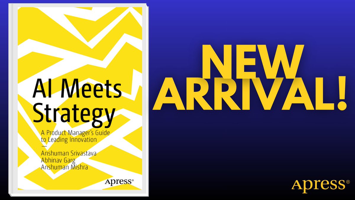 Apress's tweet image. AI isn’t just a feature—it’s a foundation. Learn how to define impactful #AI problems, assess ROI, and design systems that balance innovation with responsibility. Future-ready PMs start here. #AIInnovation #ResponsibleAI #ProductManagement

🔗 ow.ly/Baiz50YEtxk