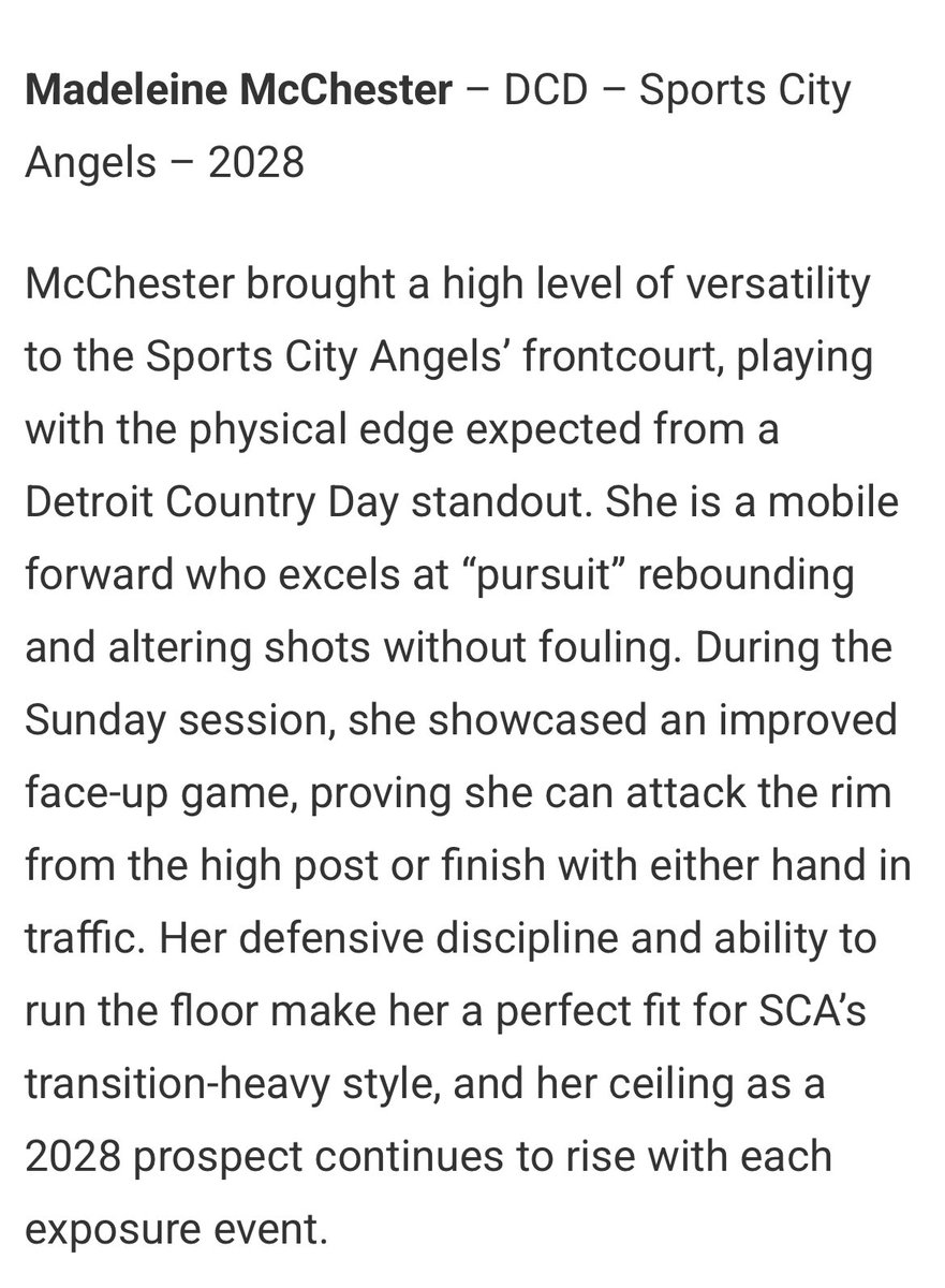 Madeleine McChester tweet media