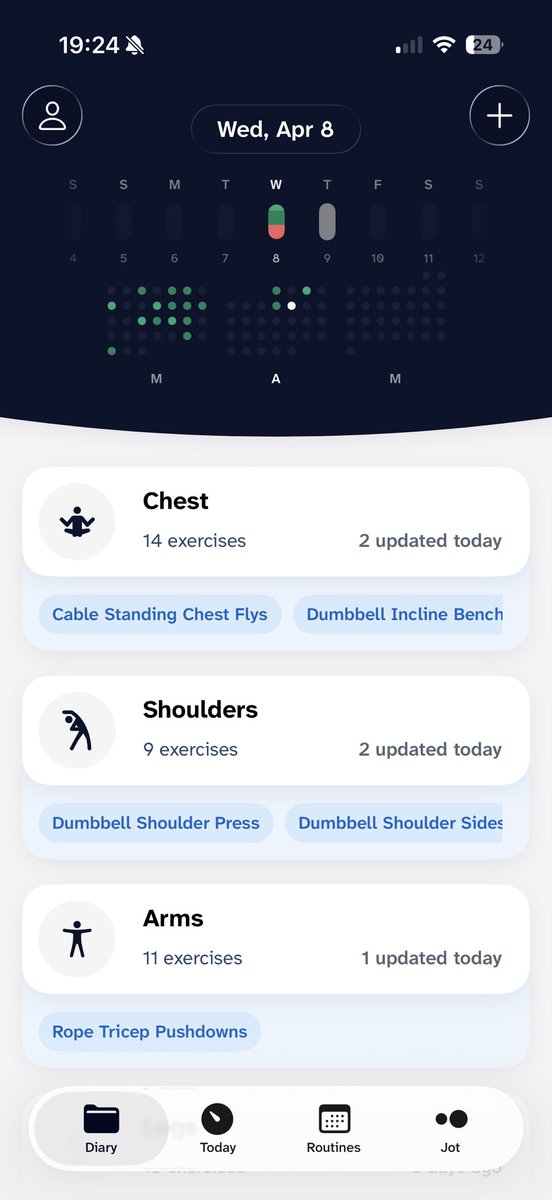 JackDesignss's tweet photo. Not another gym app, sorry all https://t.co/TbOk4zatz2