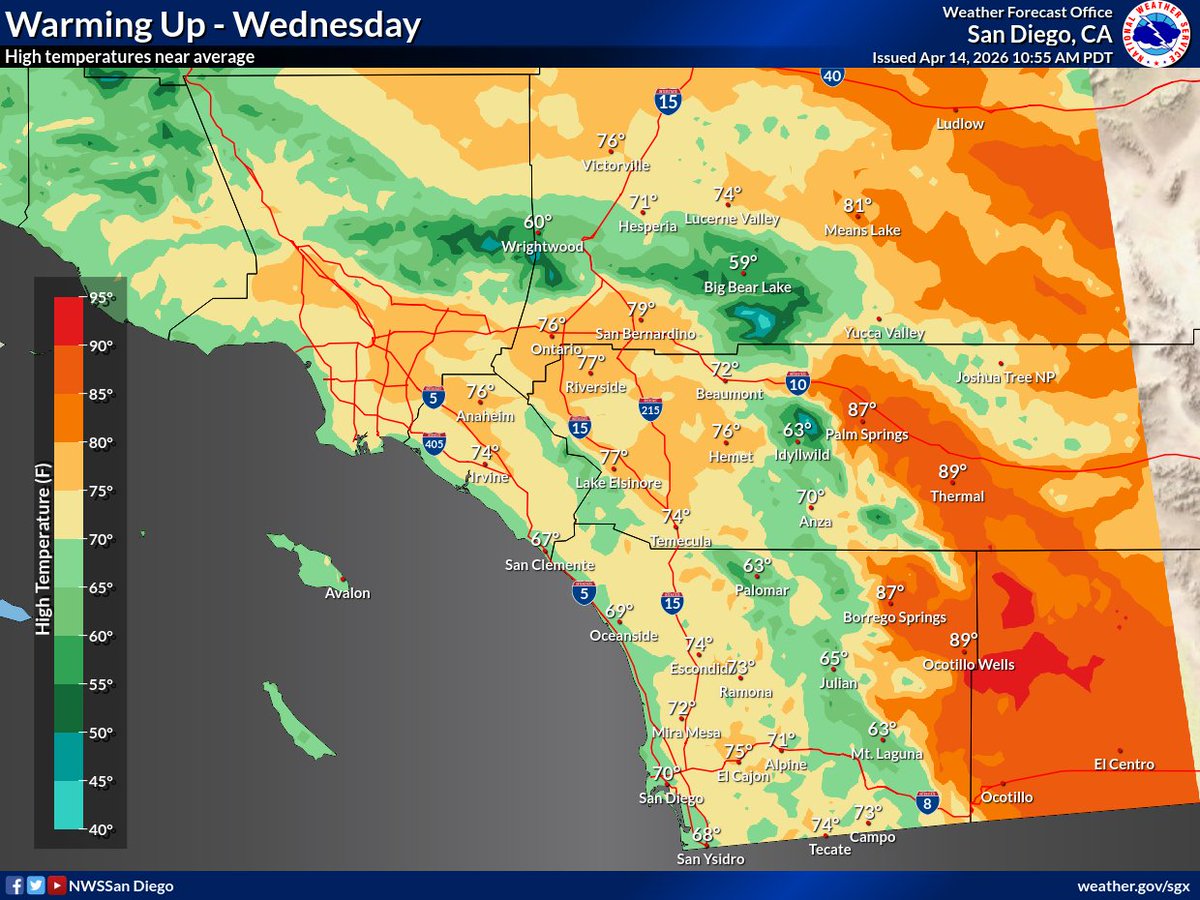 NWS San Diego tweet media