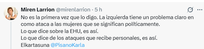 Miren Larrion tweet media