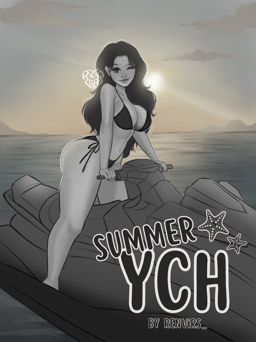 ride with me 😉

☀️ SUMMER YCH OPEN ☀️
$75 | $80 (nude alt)

— change outfit, hair, race
— pick your vibe: sunset glow or bright sunny day ✨

come get your lil summer self 🫶 dm to claim!