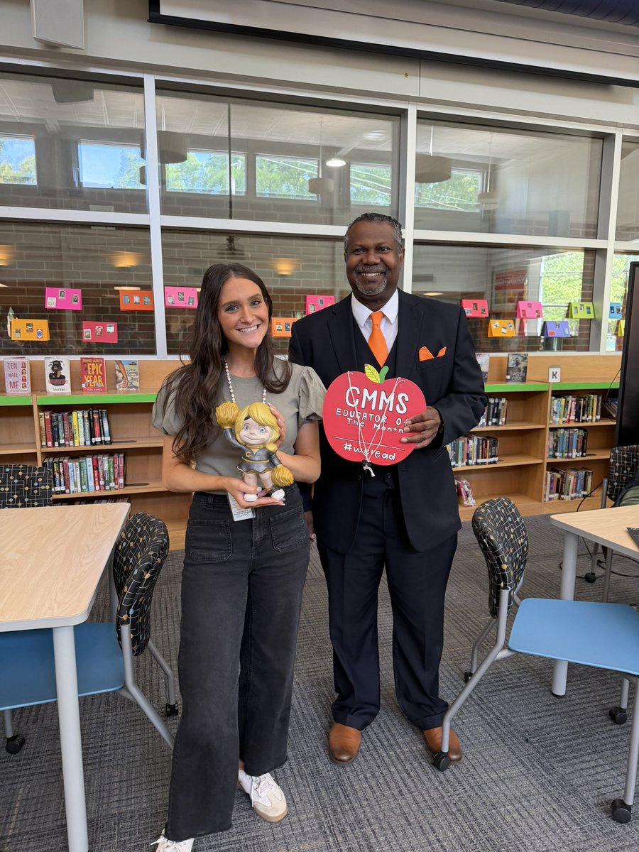 CMMSCougars's tweet photo. Huge shoutout to Ms. Plyler, our April Staff Member of the Month recipient!🌟

Her kindness, compassion, and unwavering care for our students make a difference every single day. We’re so lucky to have her on our student services team! 

#BelieveInOurBrillance https://t.co/yrEAMQgwgy
