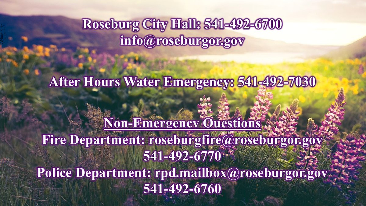 Wondering where to get the facts about City projects, plans, decisions &amp; meetings?

Check out “Latest News” at roseburgor.gov, subscribe to the City Connection (shorturl.at/4pYKV) or reach out to us: info@ roseburgor.gov or 541-492-6866.
#news #government