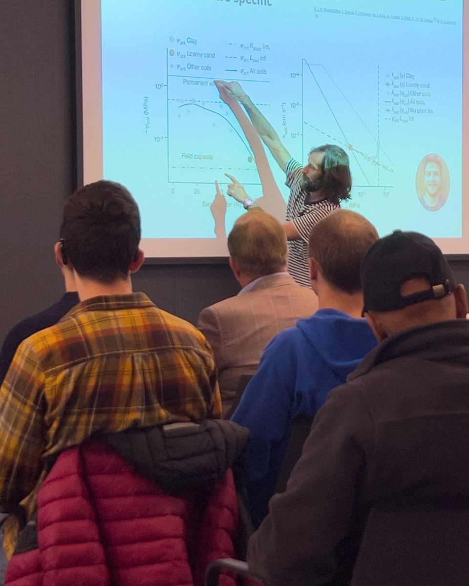 UDcanr's tweet image. April 9: The 2026 Sparks Lectureship featured Dr. Andrea Carminati of ETH Zurich. At the Ammon-Pinizzotto Biopharmaceutical Innovation Center, he explored the soil–plant tug-of-war over water and how soil “wins,” shaping drought response as climates change.

#UDel