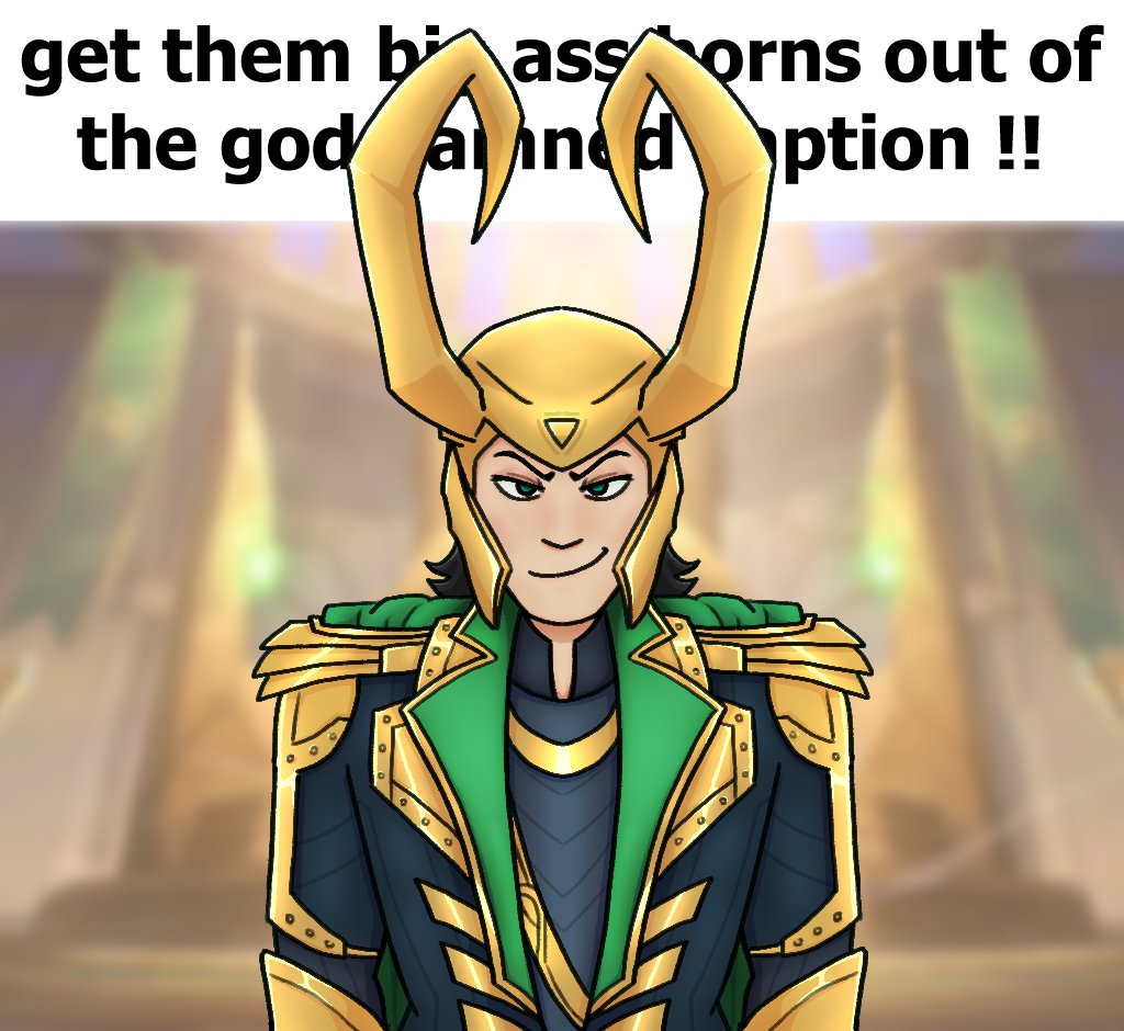 New Loki skin, same big horns!! 

#MarvelRivals #Loki