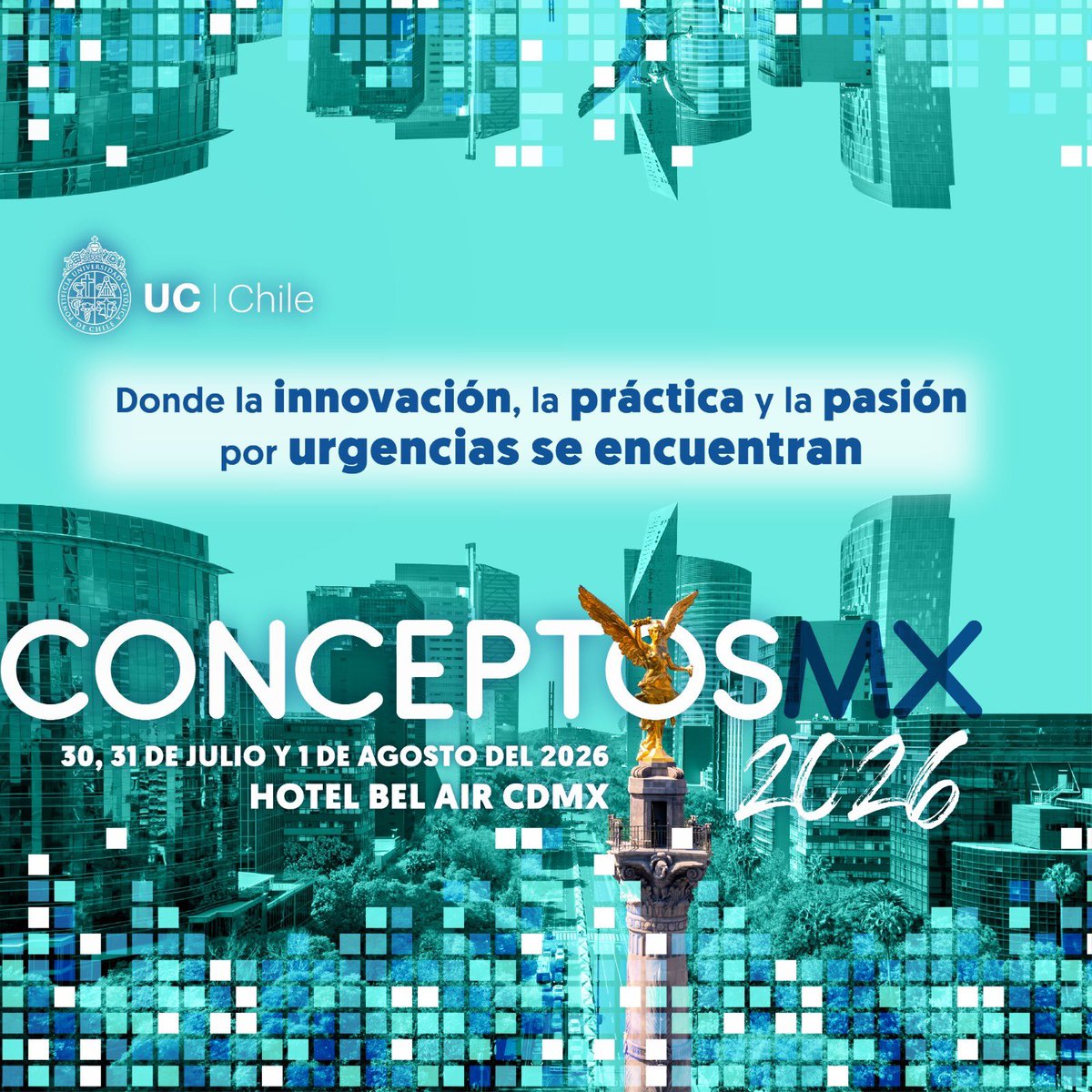 Dr_Dive's tweet photo. #ConceptosMx🇲🇽 2026 llega a #CDMX
Un evento que ya marcó pauta en Chile, España, Costa Rica, Ecuador.
🧠 Problemas reales
⚡ Decisiones críticas
🎯 Enfoque práctico, sin relleno
🗓 30 julio: Talleres
🗓 31 julio – 1 agosto: Evento
📍 Hotel BelAir Unique, CDMX
Inscripciones:
https://t.co/nJzUu4ULf3
#ConceptosMx2026 #MedicinaDeUrgencias #POCUS #EducaciónMédica
@ConceptosUC @huoscar @PabloEMDR @apenarEM @alemoyaal @BuitragoYah @pascualpinera @SEMES_