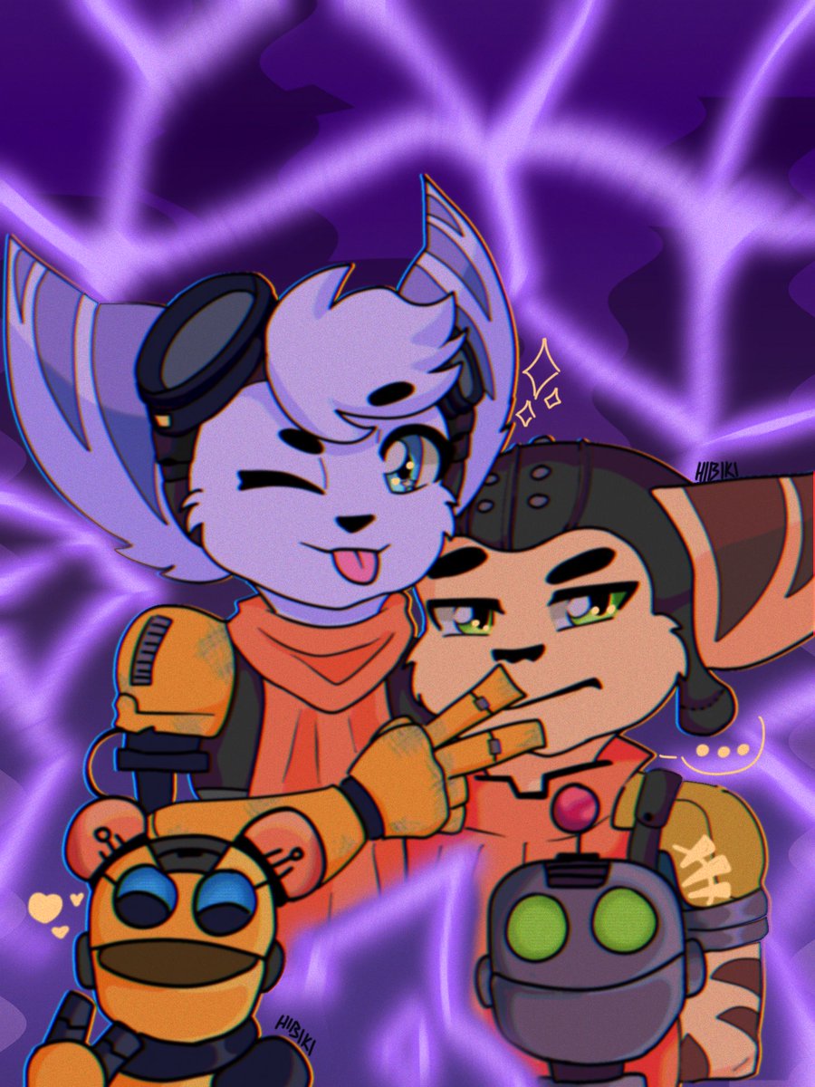 hibiki_chan6's tweet image. R E T R O (Qué ya no luce tan retro) Redraw n.n
#RatchetAndClank #Rivet #digitaldraw #画世界pro