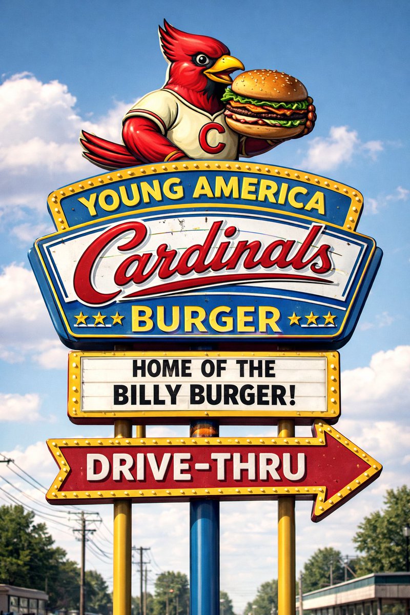 yacardinals's tweet photo. Join us Sunday from 3 to 6 (until supplies last) for burger drive through or eat yours under the shelter (beverages available for those eating under the shelter).  Also for purchase
- 50/50 Raffle Tickets
- 52 Club Tickets
- Bar Cards
- Season Passes
Hope to see you at the park! https://t.co/BwjE0jf3pM