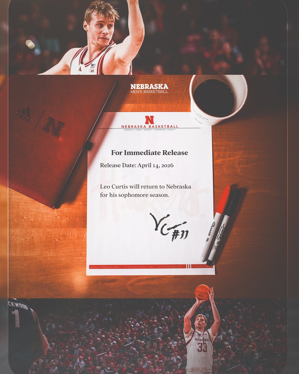 Nebraska Men's Basketball tweet media