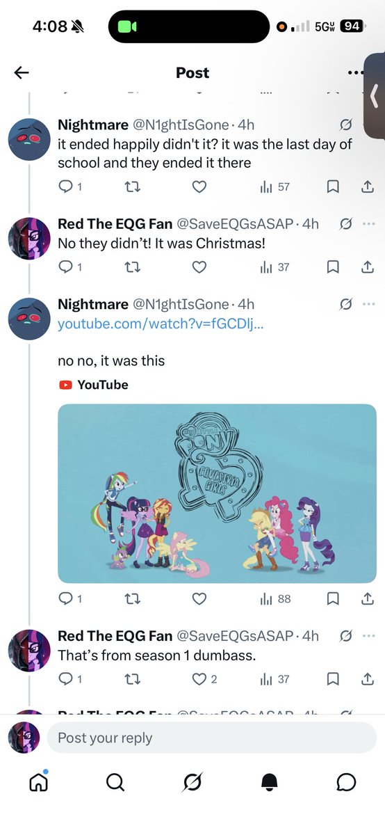 Red The EQG Fan tweet media