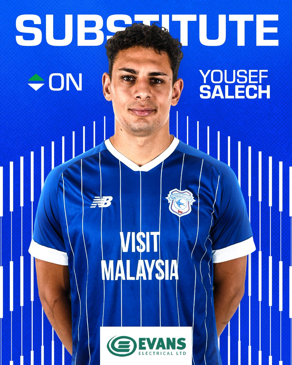 CardiffCityFC's tweet photo. 60 - Three changes for City: Gabe, David and Yousef replace Dylan Lawlor, Alex Robertson and Chris Willock. (1-0)

#CityAsOne https://t.co/VDMgHB1PJM