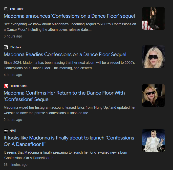 Madonna has been trending non stop since morning, with ~ 24K posts on X ...