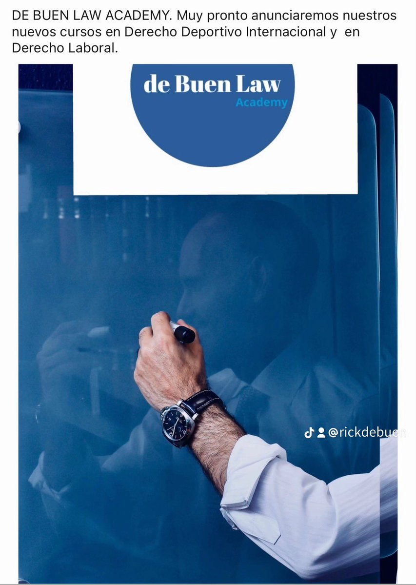 DE BUEN LAW. tweet media